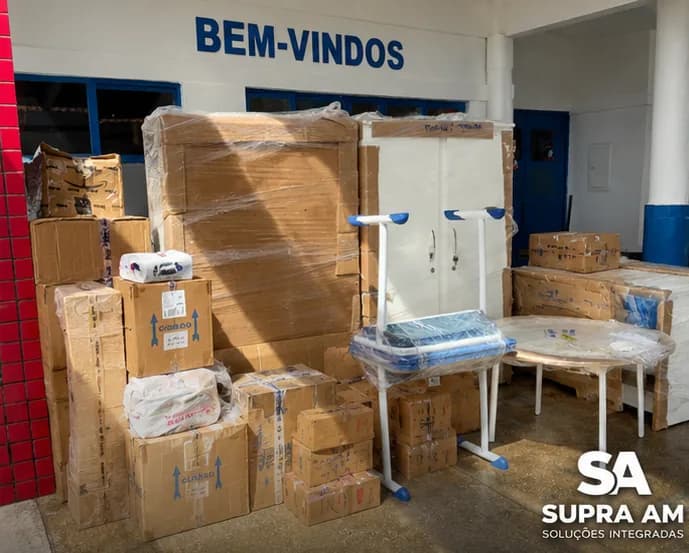 Mobiliário escolar — zona rural / AM