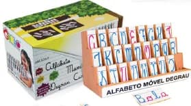 Alfabeto movel degrau