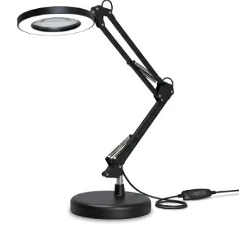 Lupa manual LED com ampliação